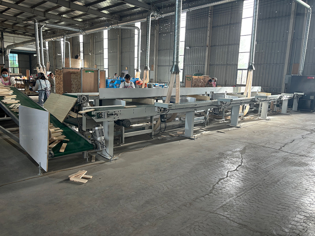 Rubberwood Joint Board Production Line Starts Operation