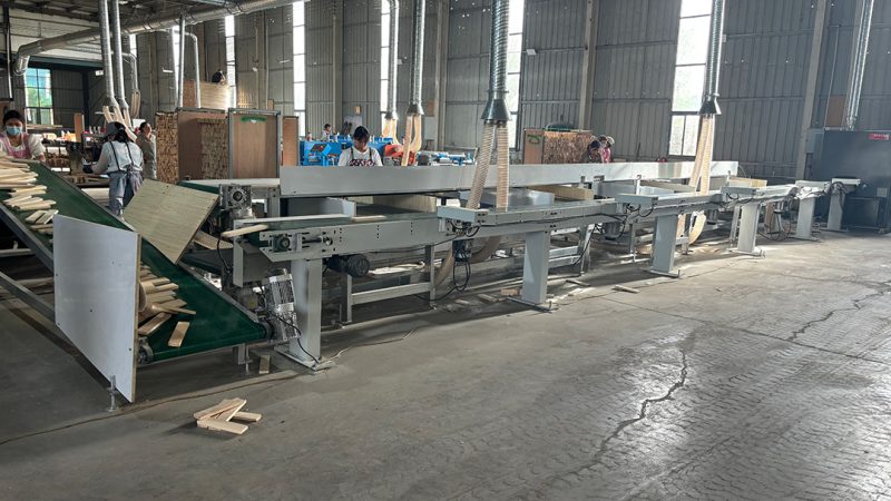 Rubberwood Joint Board Production Line Starts Operation